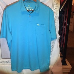 Tommy Bahama Relax M Blue Polo Shirt
